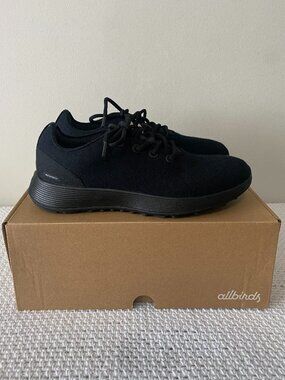 NWT Allbirds Wool Runner NZ Waterproof Natural Black (Natural Black Sole) Men8.5